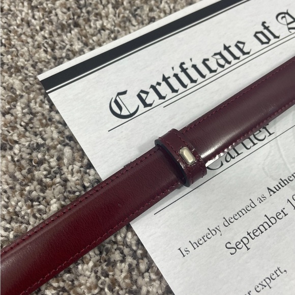 Authentic Cartier Belt with a Certificate of Authentication - Picture 6 of 12